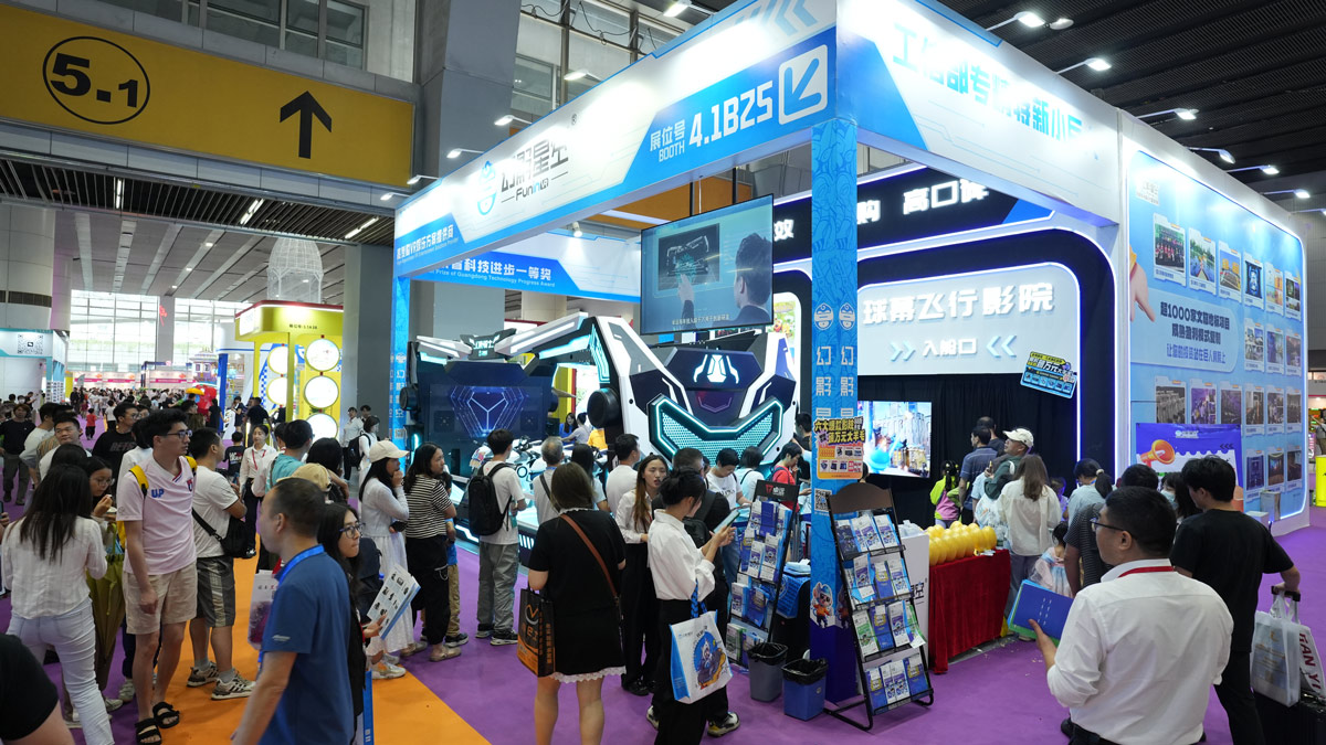 FuninVR Innovates Immersive Play at AAA 2025 Exhibition