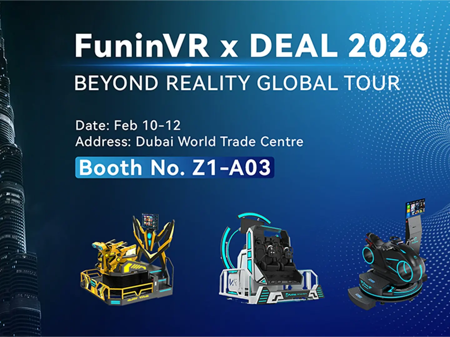 Seize the 2026 VR Profit Boom: Join FuninVR at the DEAL Show in Dubai