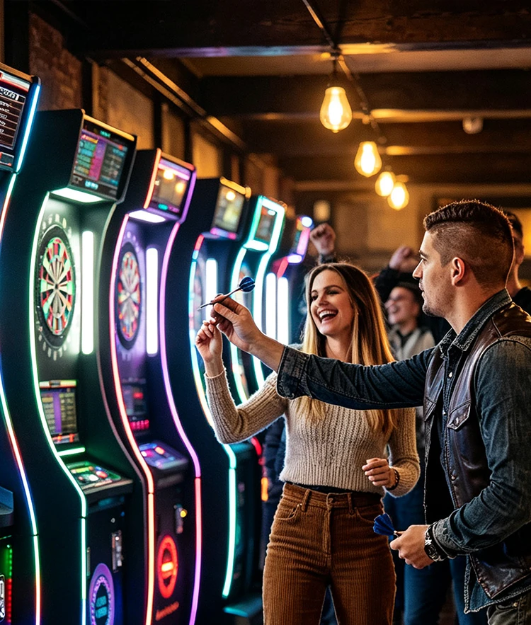 Tech-empowered Dart Machine: Profit for Business, Fun for Home