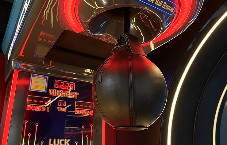 High-rebound durable punching ball